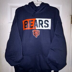 🐻🏈 Chicago Bears NFL Football Marquee Navy Hoodie 🏈🐻